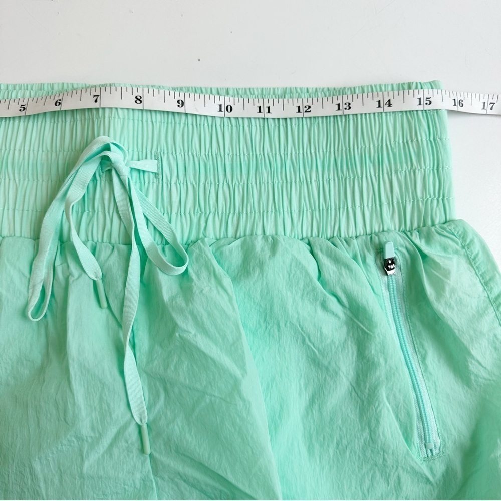 All Access by Bandier Sprint Running Shorts Built In Brief Clear Water Medium - Picture 4 of 7